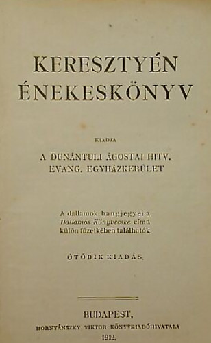 Kereszty�n �nekesk�nyv