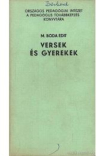 M. Boda Edit - Versek s gyerekek