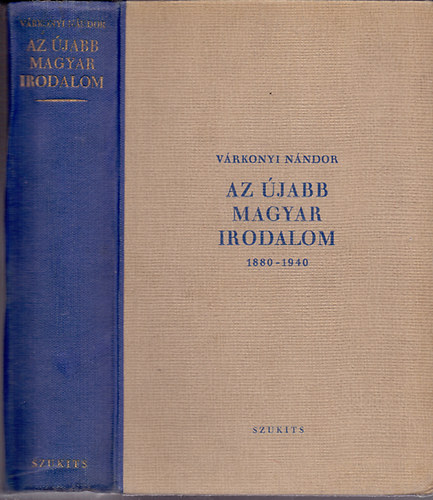 V�rkonyi N�ndor - Az �jabb magyar irodalom 1880-1940
