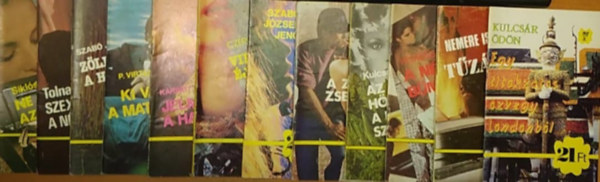 Kulcsár Ödön, Szabó József Jenő, és még sokan mások Nemere István - 12 db krimi füzet: Egy titokzatos özvegy Londonból + Tűzáldozat + A néhai bűnöző + Az éjszakai hölgy, avagy a kolostor szépe + A zokogó zsebtolvaj + Halált osztó pici kacsó + Viperfogak éjszakája + Jelmezben a halál + Ki van a matr