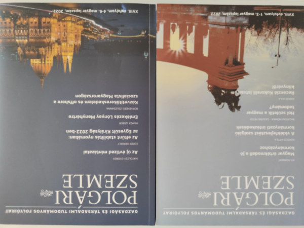 Dr. Lentner Csaba  (szerk.) - Polgri Szemle XVIII. vfolyam, 1-3. + 4-6. lapszm 2022. (2 ktetben)