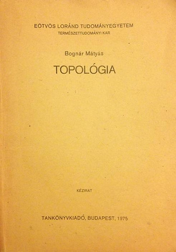 Bogn�r M�ty�s - Topol�gia