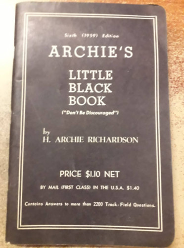 Archie Richardson - Archie's Little Black Book