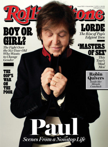 Peggy Sirota - Rolling Stone 2013 November 7 (Paul: Scenes From a Nonstop Life)