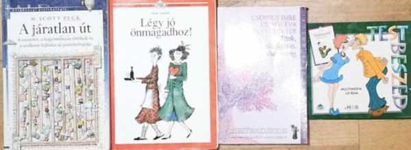 Paul Hauck, Dr. Csernus Imre M. Scott Peck - Dr. K�gy�s �va - Dr. Popper P�ter - 4db �nismerettel, t�rsas kapcsolatokkal kapcsolatos m� - Testbesz�d CD, Titok, elhallgat�s, �szintes�g, L�gy j� �nmagadhoz!, A j�ratlan �t