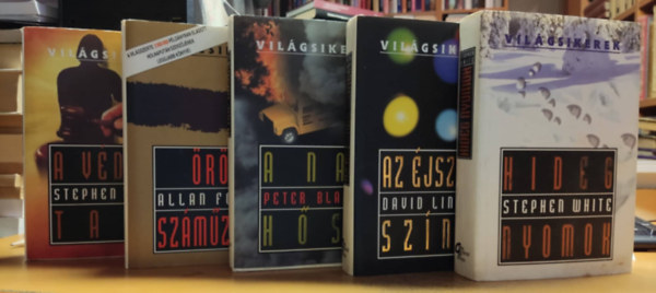 Stephen White, David Lindsey, Allan Folsom, Peter Blauner - 5 db Vilgsiker: A nap hse + A vdett tan + Az jszaka sznei + Hideg nyomok + rk szmzets