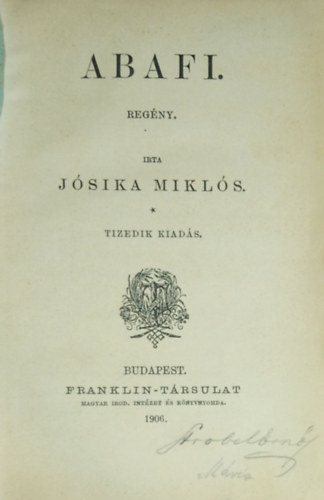Jsika Mikls - Abafi