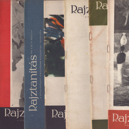 Rajztan�t�s - Az Oktat�si Miniszt�rium m�dszertani foly�irata - VI.�vf. 1964/1-6.sz�m teljes �vfolyam