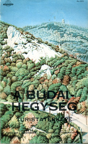 A Budai-hegys�g turistat�rk�pe (1:30 000)
