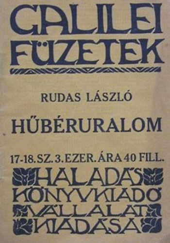 Rudas L�szl� - H�b�ruralom (Galilei f�zetek)