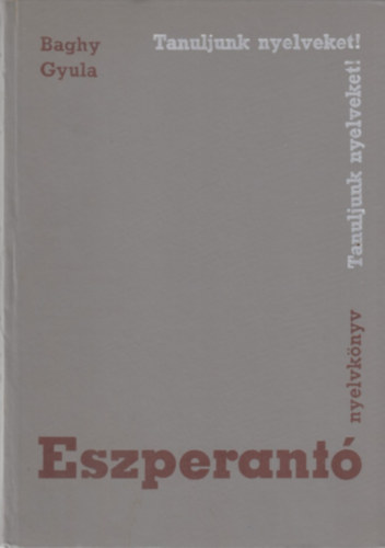 Baghy Gyula - Eszperant nyelvknyv