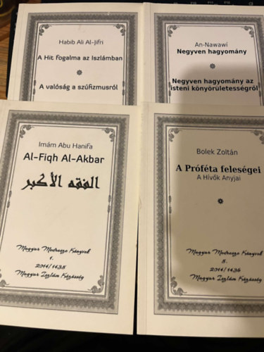 AN-Nawawí Bolek Zoltán - 4 db a Magyar Iszlám Közösségből