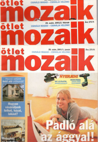 Jdal Bla - tlet Mozaik 2001. vf. ( 1 -12. szm - teljes  )