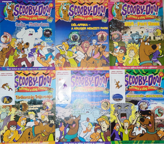 Joanna Dowgiallo-Tyszka  (szerk.) - Joanna Dowgiallo-Tyszka (szerk.) - 6db Scooby-Doo! jsg - 19., 20., 21., 22., 23., 25.-s szmak