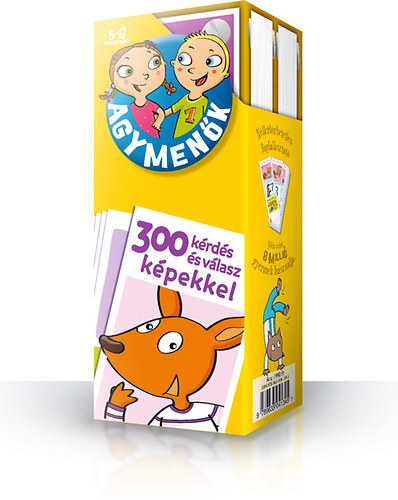 Agymenők kártyacsomag 5-6 éveseknek - 300 kérdés és válasz képekkel