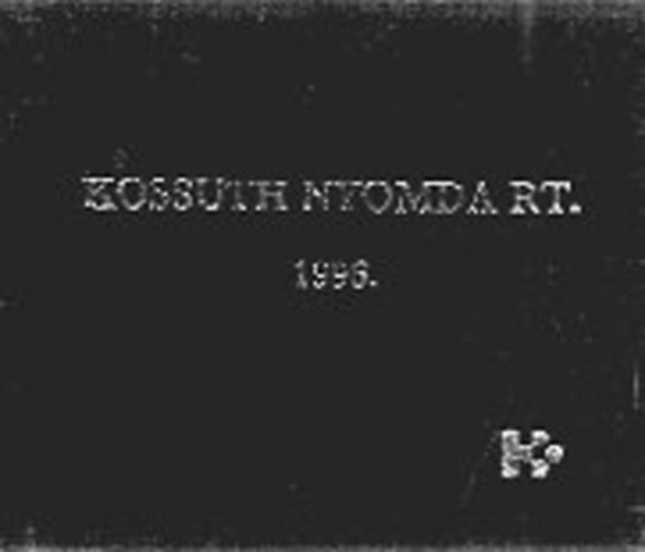 Kossuth Nyomda kis albuma 1996