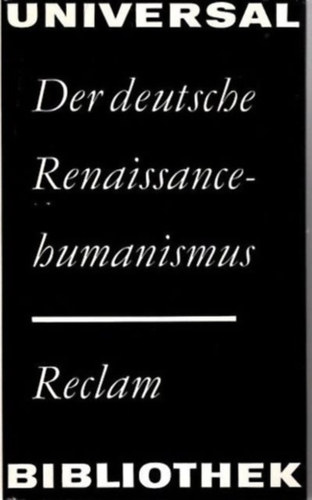 Winfried Trillitzsch - Der deutsche renaissancehumanismus