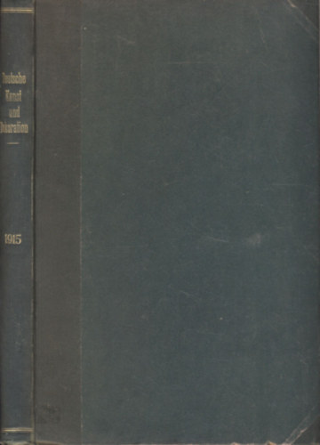 Deutsche Kunst und Dekoration 1915/Aug-Sept-Okt (3 lapszm egybektve)