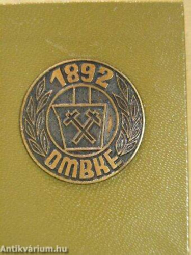 Dr. Zs�mboki L�szl� - OMBKE el�zm�nyek (minik�nyv) - Plakettel