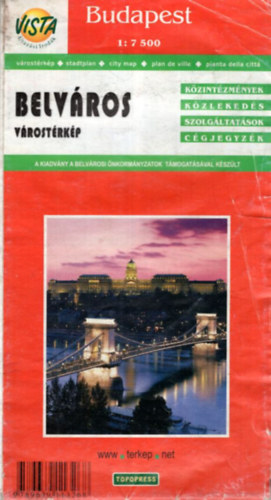 Budapest belvros 1:7500 (Vrostrkp) 2003-as