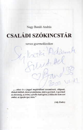 Nagy Band� Andr�s - Csal�di sz�kincst�r