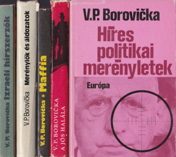 V. P. Borovika knyvcsomag 5 db