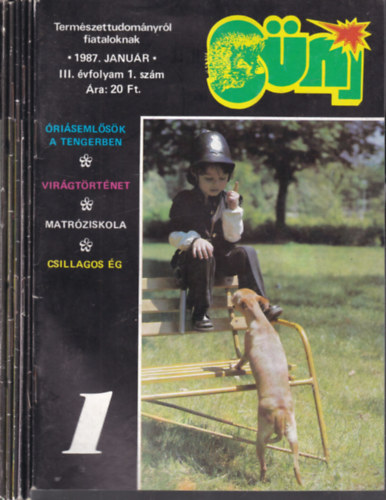 S�ni magazin 1987/1-12. (hi�ny: 11.sz�m)- 9 db. lapsz�m