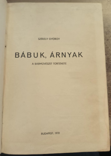 Sz�kely Gy�rgy - B�buk, �rnyak