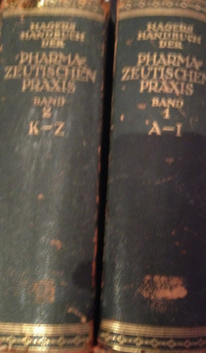 Dr. G. Frerichs - G. Arends - Dr. H. Z�rnig  (Hrsg.) - Hagers Handbuch der pharmazeutischen Praxis. Bd. I-II.