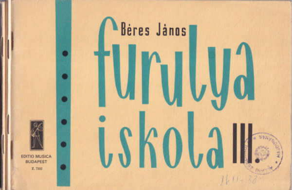 B�res J�nos - Furulya iskola I-II-III. k�tet
