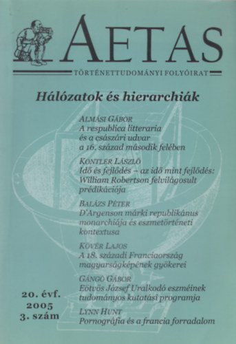 Aetas 20. vf. 2005 3. szm - Hlzatok s hierarchik