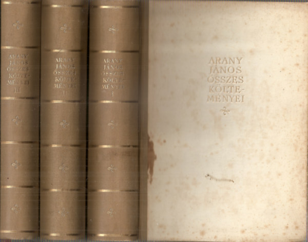 Arany János - Arany János összes költeményei I-III.kötet