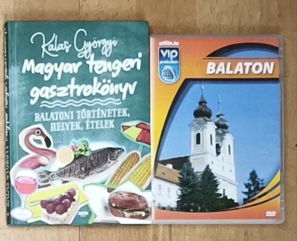 Kalas Györgyi - Magyar tengeri gasztrokönyv + ajándék DVD a Balatonról (összesen 2 mű)