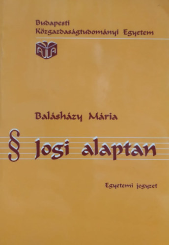 Balshzy Mria - Jogi alaptan