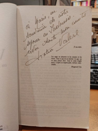 Katia Valére - Valia ou les chemins perdus (Éditions du XX Mars)