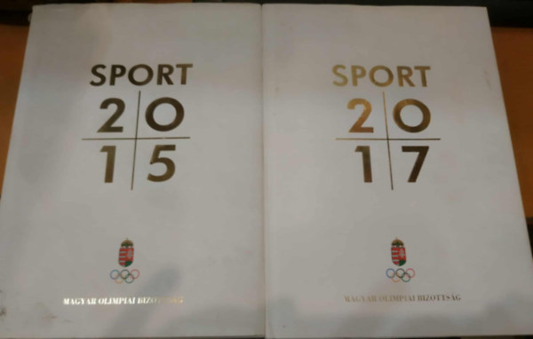 Magyar Olimpiai Bizotts�g - 2 db Sport �vk�nyv: 2015 + 2017