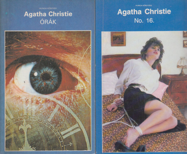 Agatha Christie - 2 db. Hunga k�nyvek (�r�k + No. 16.)