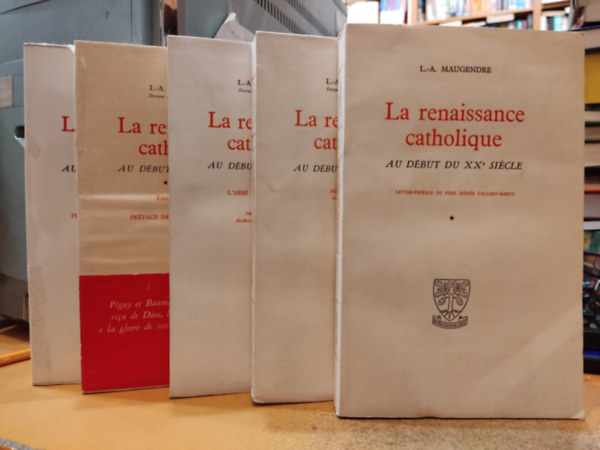 L.-A.  Maugendre (Louis-Alphonse) - 5 db La renaissance catholique - Au dbut du XXe sicle 1, 2, 3, 5, 6