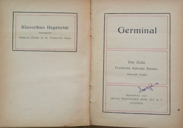 mile Zola - Germinal