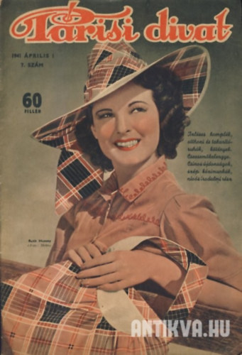 Párisi Divat. XXXVII. évf. 7. szám, 1941. április 1.