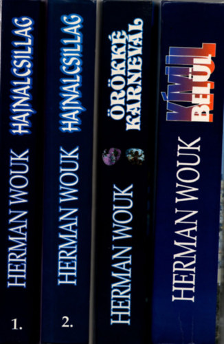 Herman Wouk - 4 db  Herman Wouk knyv 3 m ( 4 ktetben ) ( Hajnal csillag 1-2. ktet + rkk karnevl + Kvl bell )
