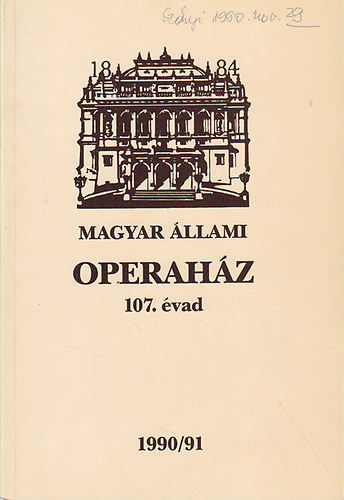 Magyar Állami Operaház 107. évad 1990/1991