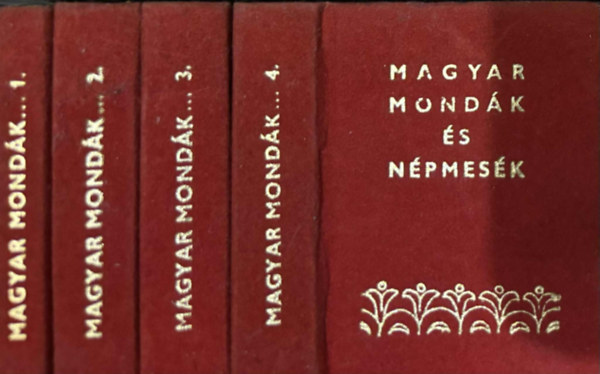 Hars�nyi L�szl�  (szerk.) - Magyar mond�k �s n�pmes�k I.-IV. - minik�nyv