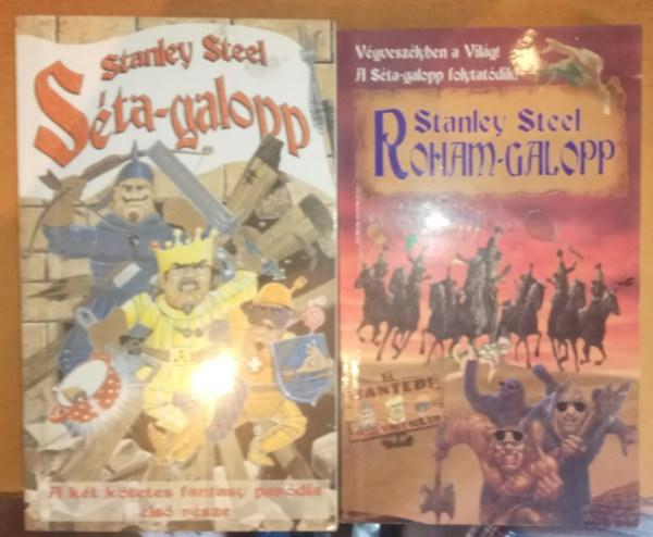 Stanley Steel - 2 k�tet Stanley Steel sci-fi-par�dia: S�ta-galopp + Roham-galopp