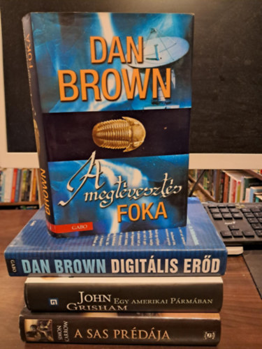 Simon Scarrow, Dan Brown John Grisham - 4 db-os szrakoztat irodalmi KNYVMENT AJNLAT: A sas prdja+Egy amerikai Prmban+Digitlis erd+A megtveszts foka