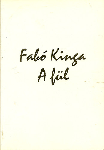 Fab� Kinga - A f�l