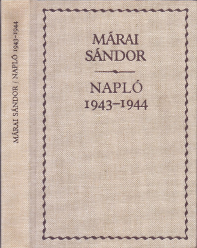 Mrai Sndor - Napl - 1943-1944