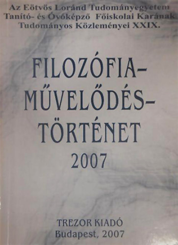 Donáth-Hangay - Filozófia-Művelődéstörténet