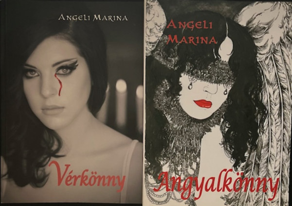 Angeli Marina - 2 db Angeli Marina vámpíros könyv: Vérkönny + Angyalkönny