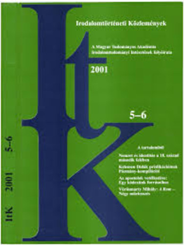Irodalomt�rt�neti k�zlem�nyek 2001/5-6.